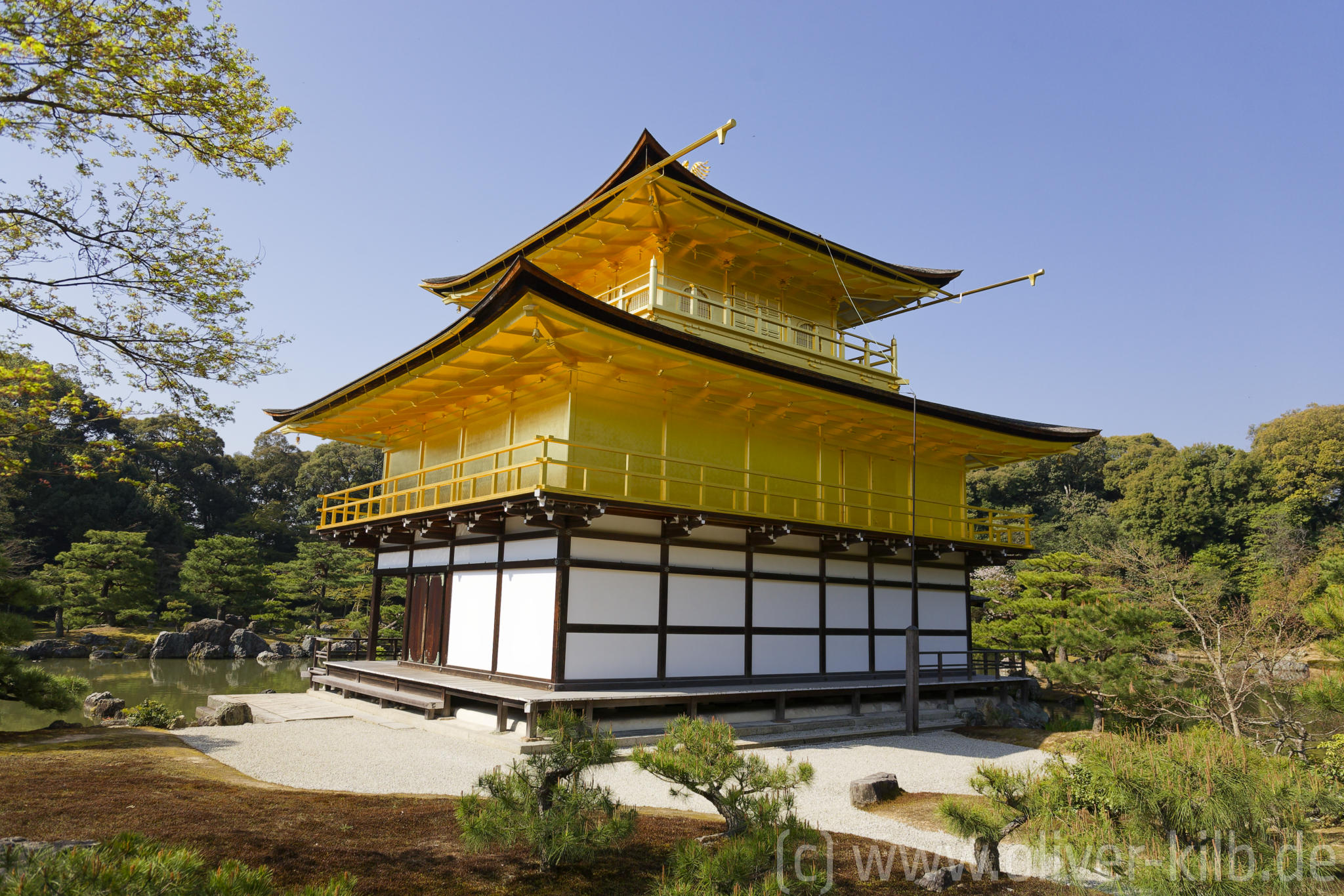 Der Goldene Tempel, Kinkaku-Ji.