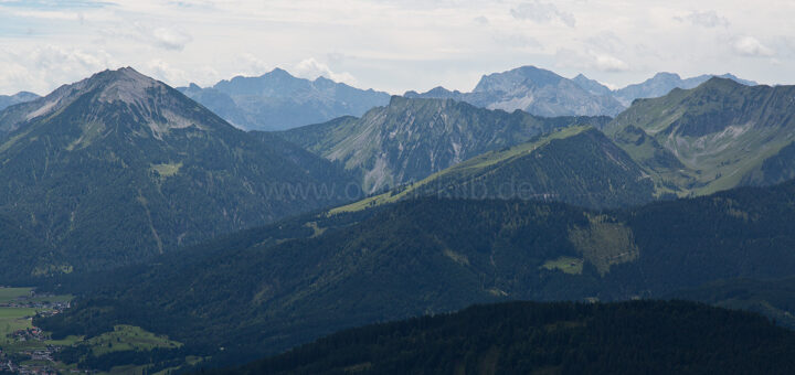 Blick vom Schildenstein.