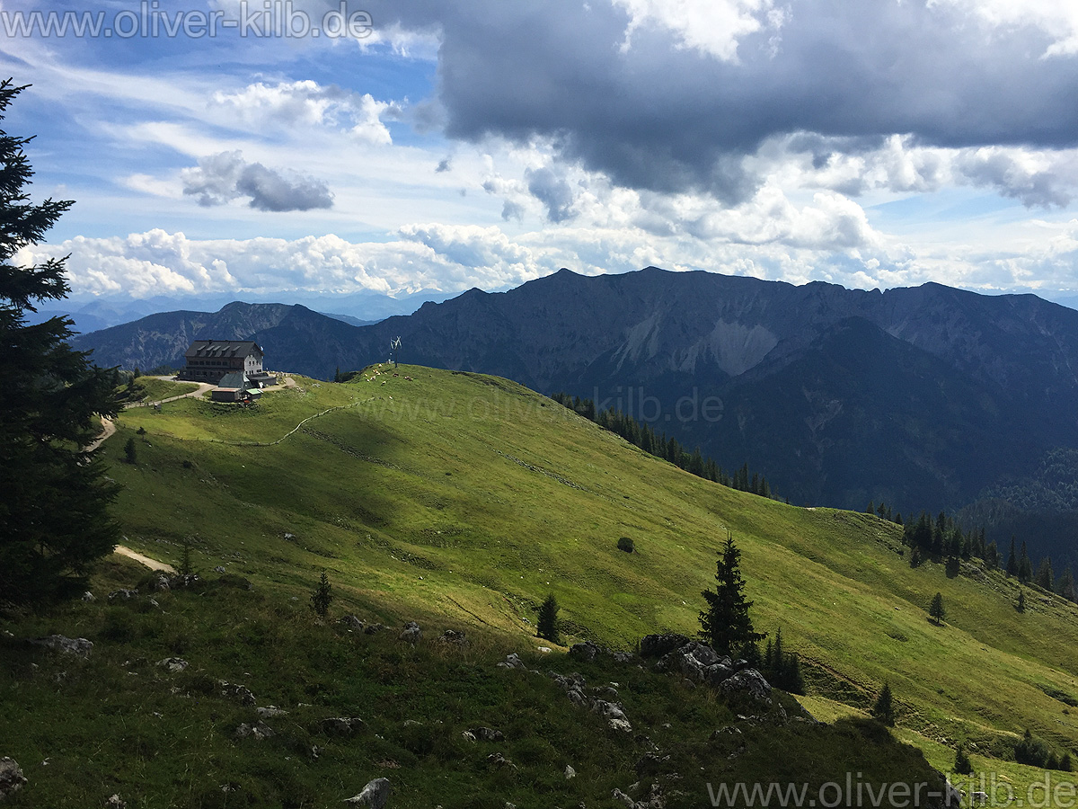 Blick zum Rotwandhaus.