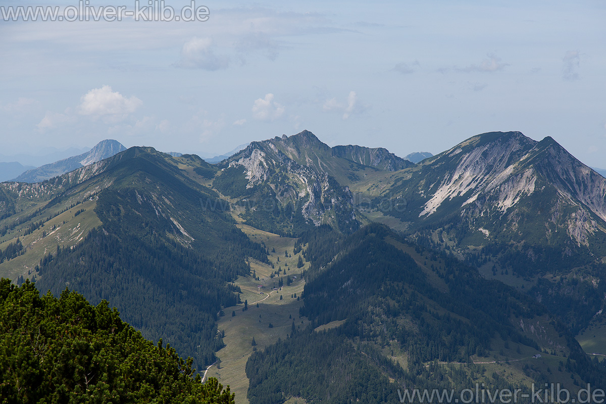 Blick zurück in Richtung der Rotwand.