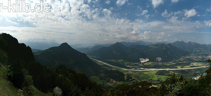 Panorama unter dem Heuberg,