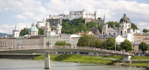 Blick auf Salzburg.