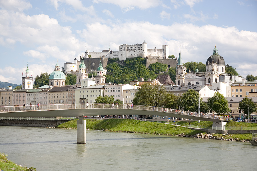 Blick auf Salzburg.