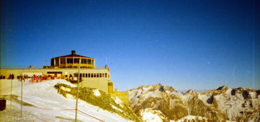 Die Bergstation Saas Fee.