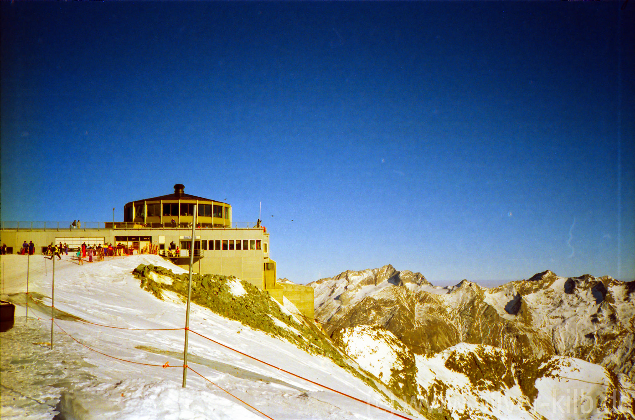 Die Bergstation Saas Fee.