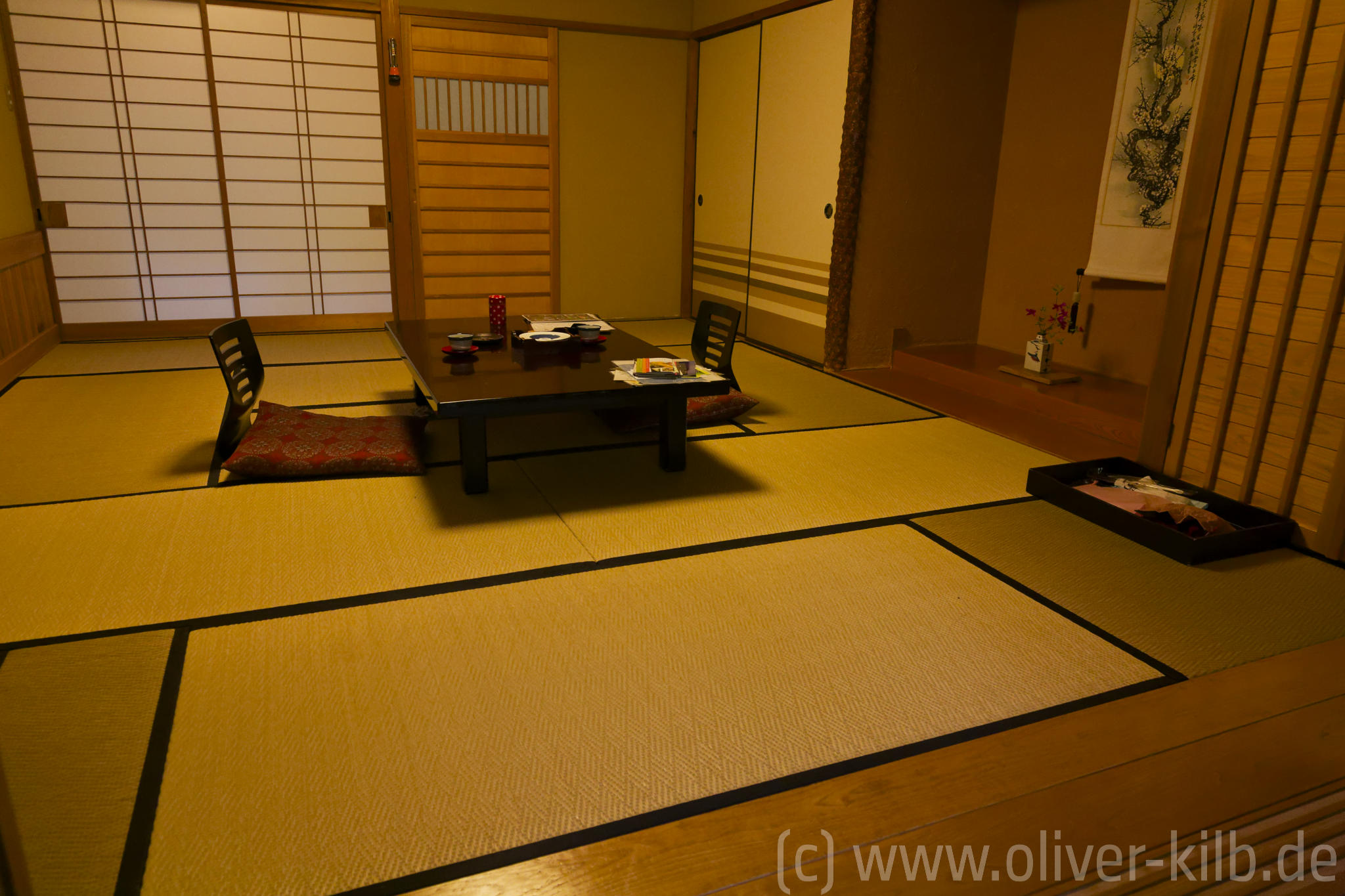 Unser Zimmer in Kurokawa-Onsen.