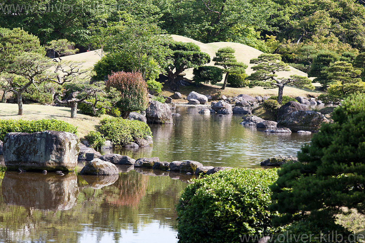 Der Suizenji-Park.