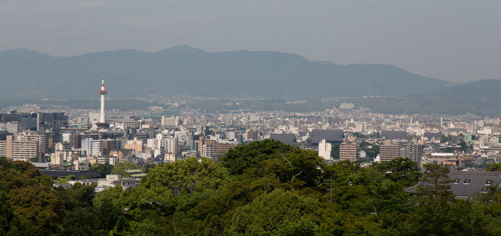 Blick auf Kyoto.