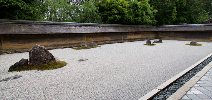 Der Zen-Garten Hojo-Teien.