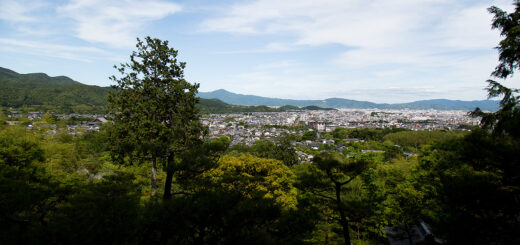 Blick auf Kyoto, Richtung Osten.