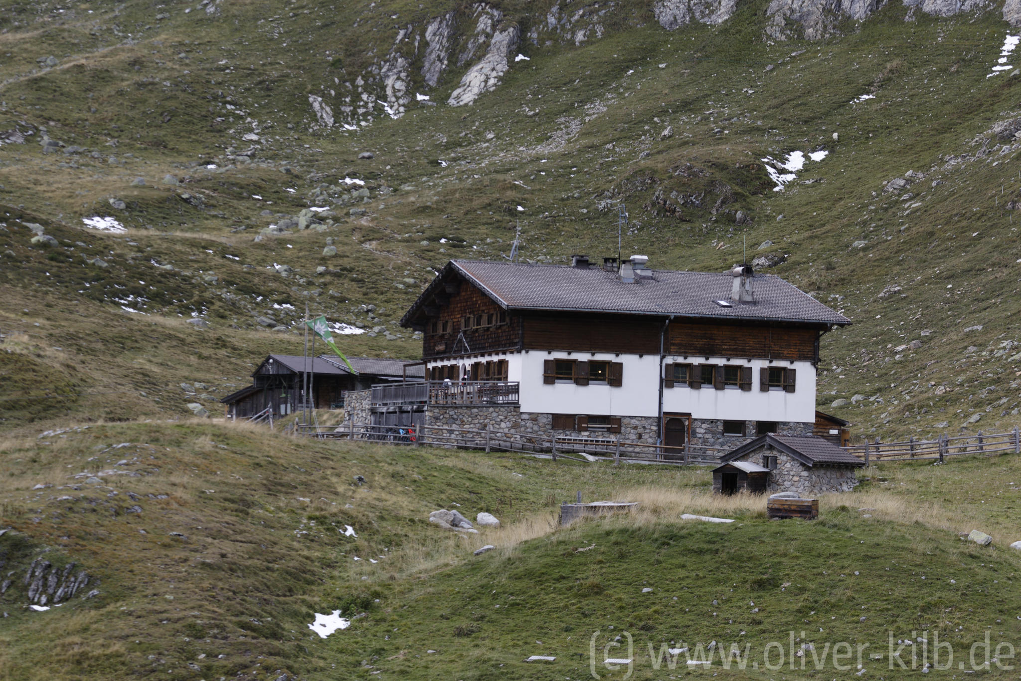 Die Sesvennahütte.