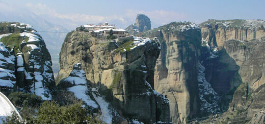 Die Meteora-Klöster in Griechenland.