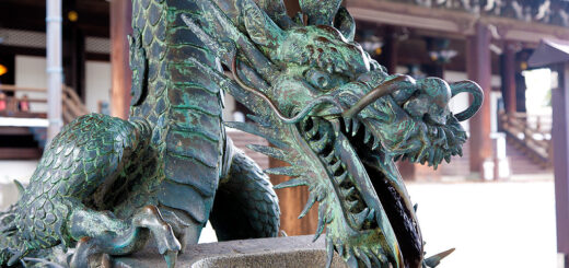 Ein Brunnen im Higashi Hongan-Ji.