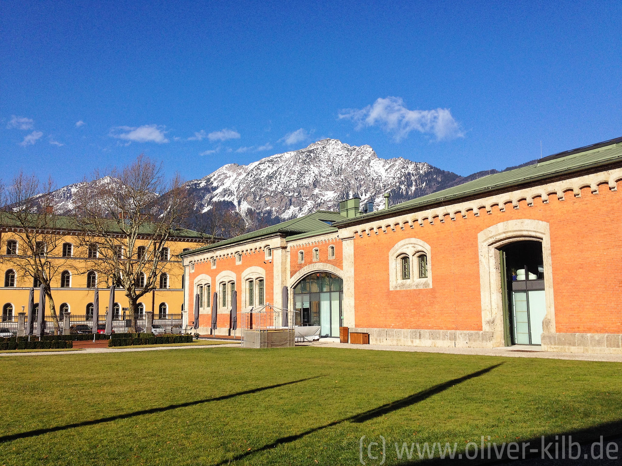 Bei der Saline in Bad Reichenhall.