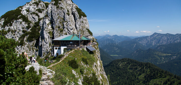 Die Tegernseer Hütte.