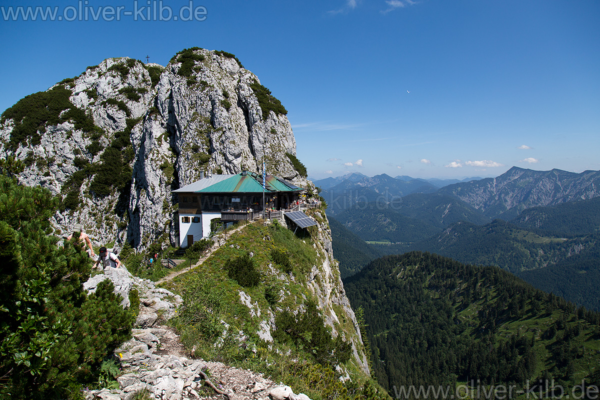 Die Tegernseer Hütte.