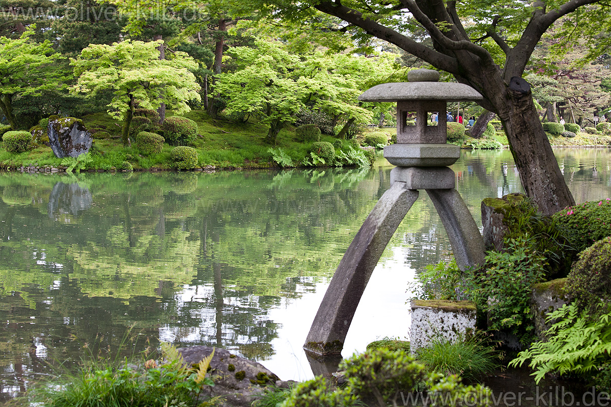 Im Kenroku-en in Kanazawa.