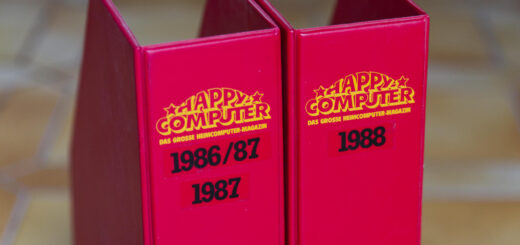 Happy Computer Zeitschriftenordner 1986.