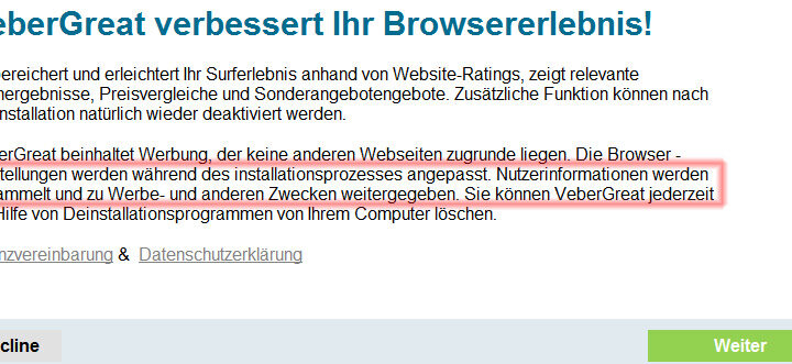"Verbessert ihr Browsererlebnis"