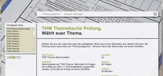 THW Theorie-Trainer.